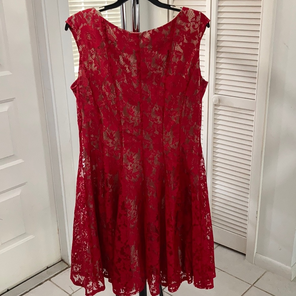Red Lace Dress by Danny and Nicole